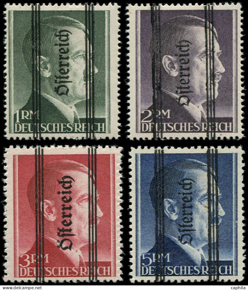 * AUTRICHE - Poste - 572/75, Signés: Effigie D'Hitler - Unused Stamps