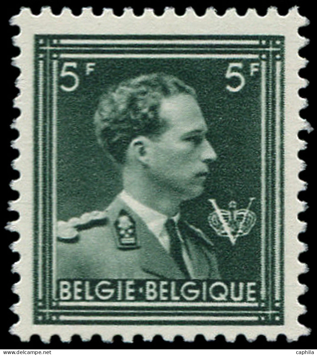 ** BELGIQUE - Poste - 1007, Léopold III: 5f. Vert-foncé - Autres & Non Classés