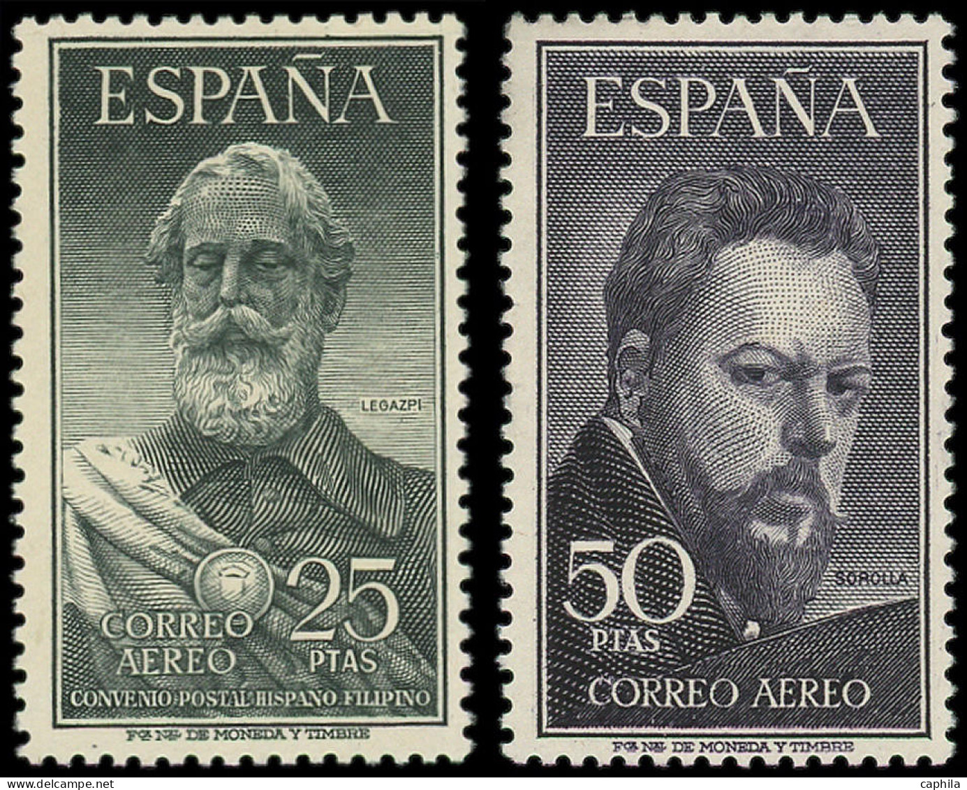 * ESPAGNE - Poste Aérienne - 262/63, Célébrités - Unused Stamps