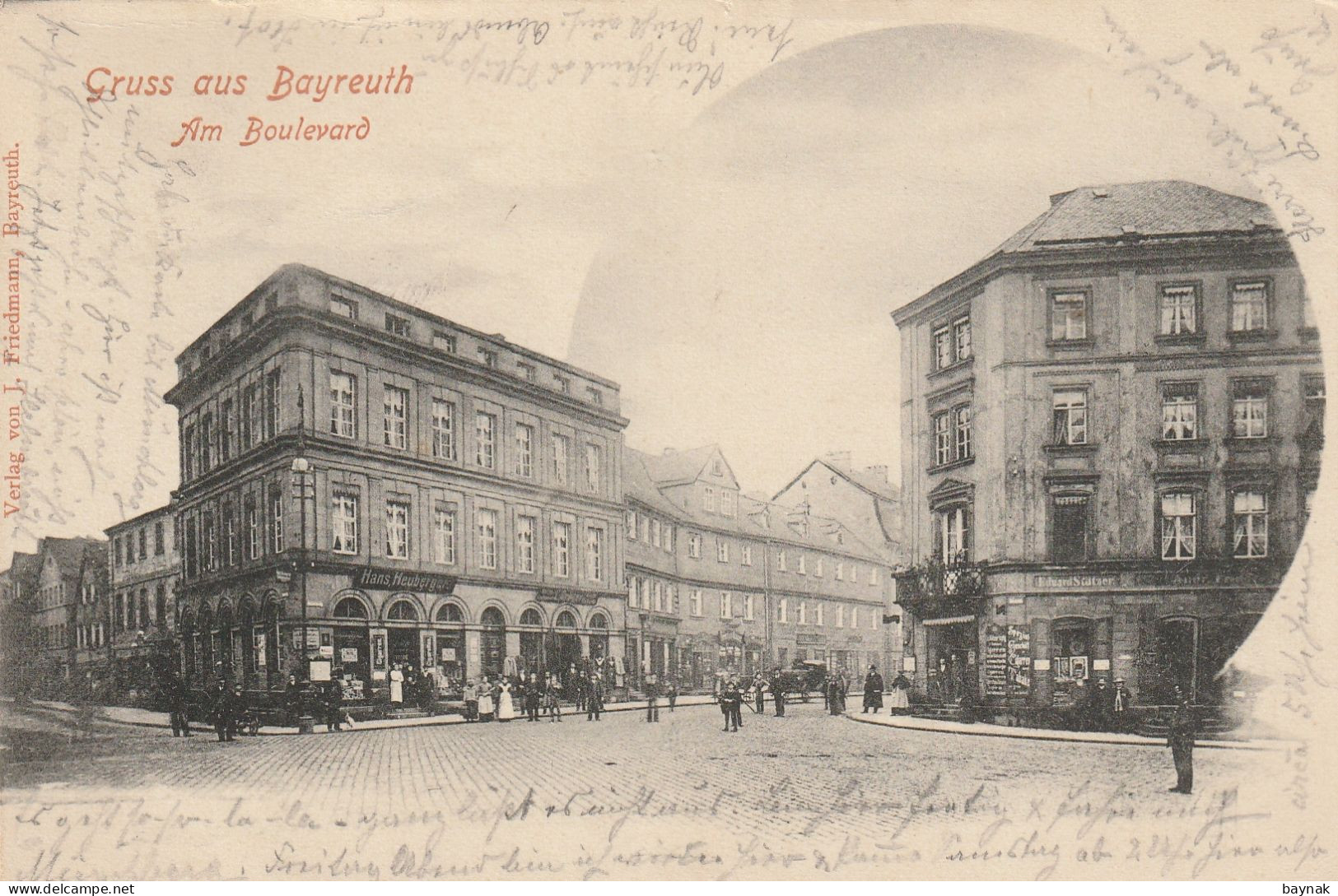DE476  --  GRUSS AUS BAYREUTH --  AM BOULEVARD  --   1900 - Bayreuth
