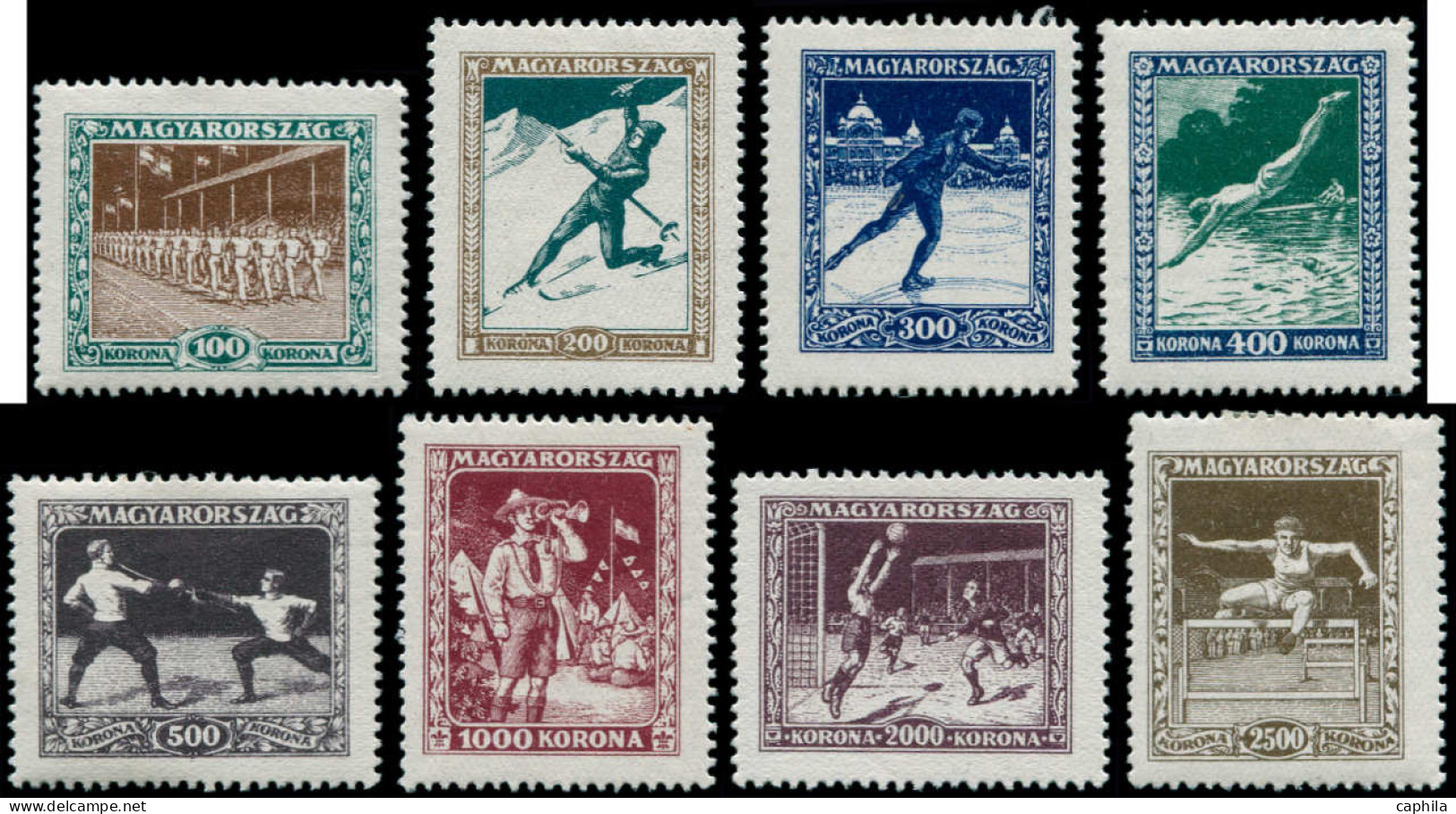 * HONGRIE - Poste - 371/78, Sociétés Sportives, Football, Scout - Autres & Non Classés