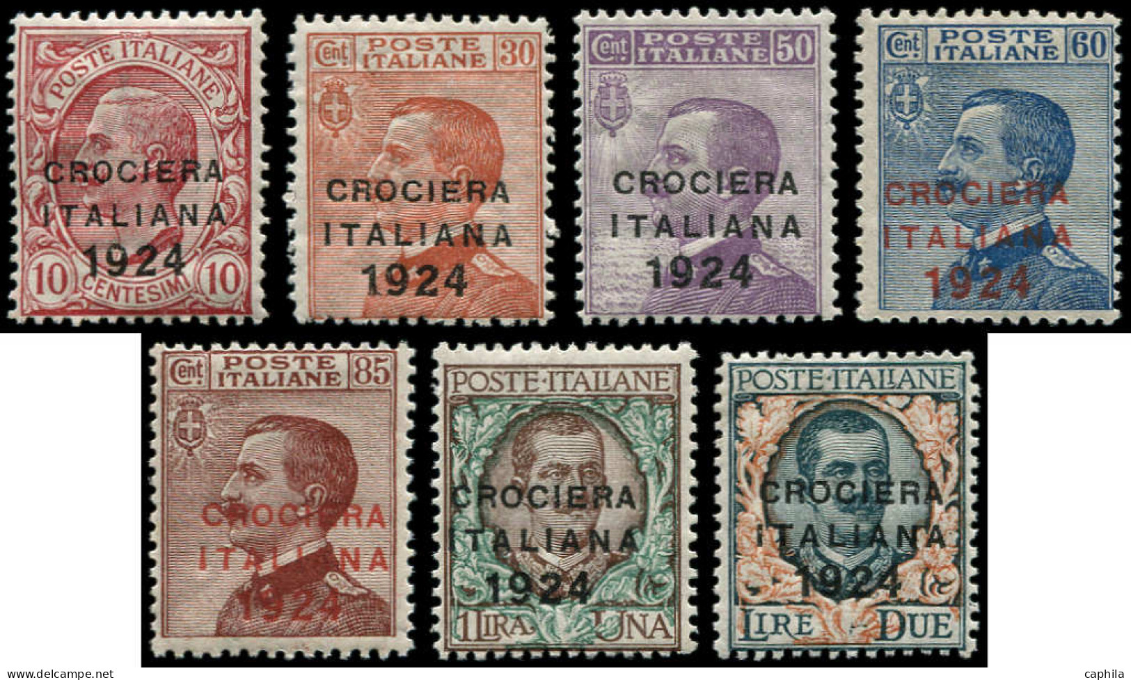 ** ITALIE - Poste - 156/62, Complet 7 Valeurs (Sas. 162/68) - Mint/hinged