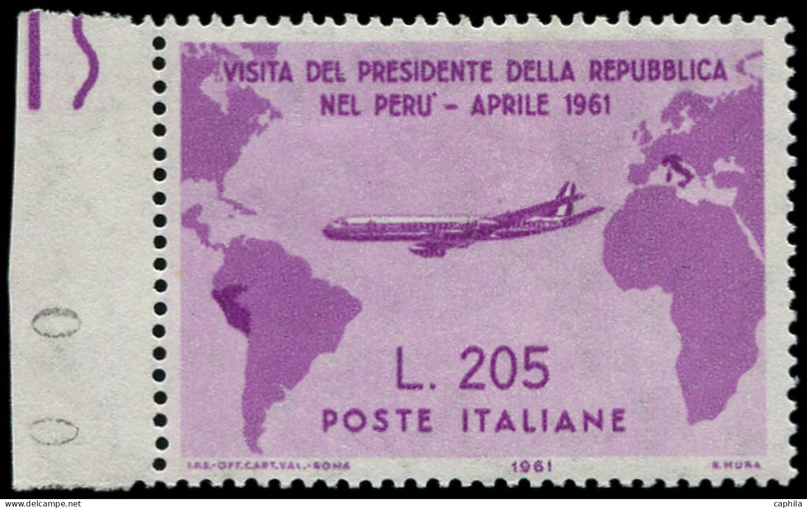 * ITALIE - Poste - 847A, Bdf (Sas. 921) - 1961-70: Mint/hinged