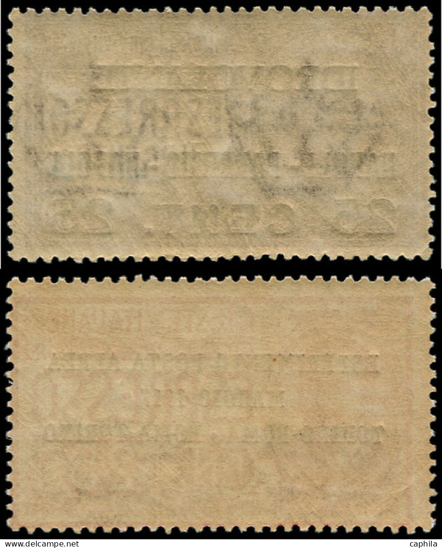 ** ITALIE - Poste Aérienne - 1/2, Centrage Moyen (Sas. A 1/2) - Airmail