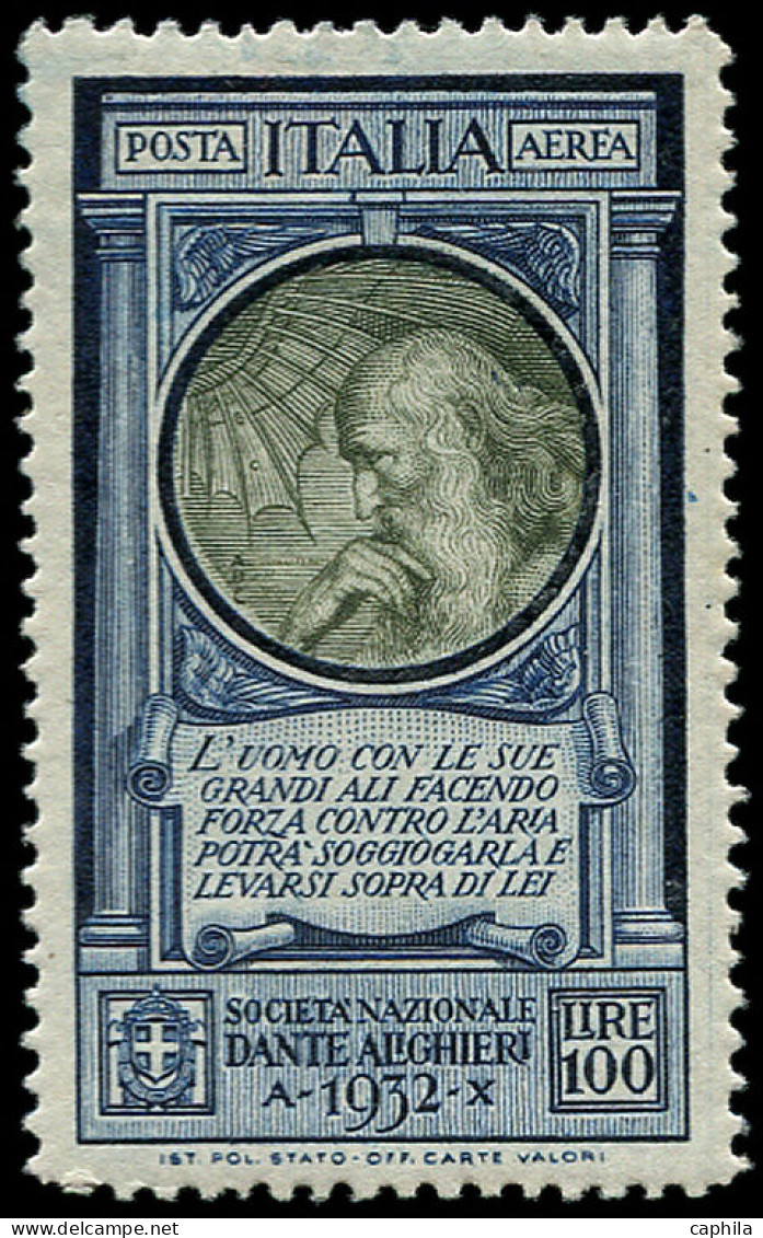 ** ITALIE - Poste Aérienne - 37A, Léonard De Vinci (Sas. 41) - Poste Aérienne