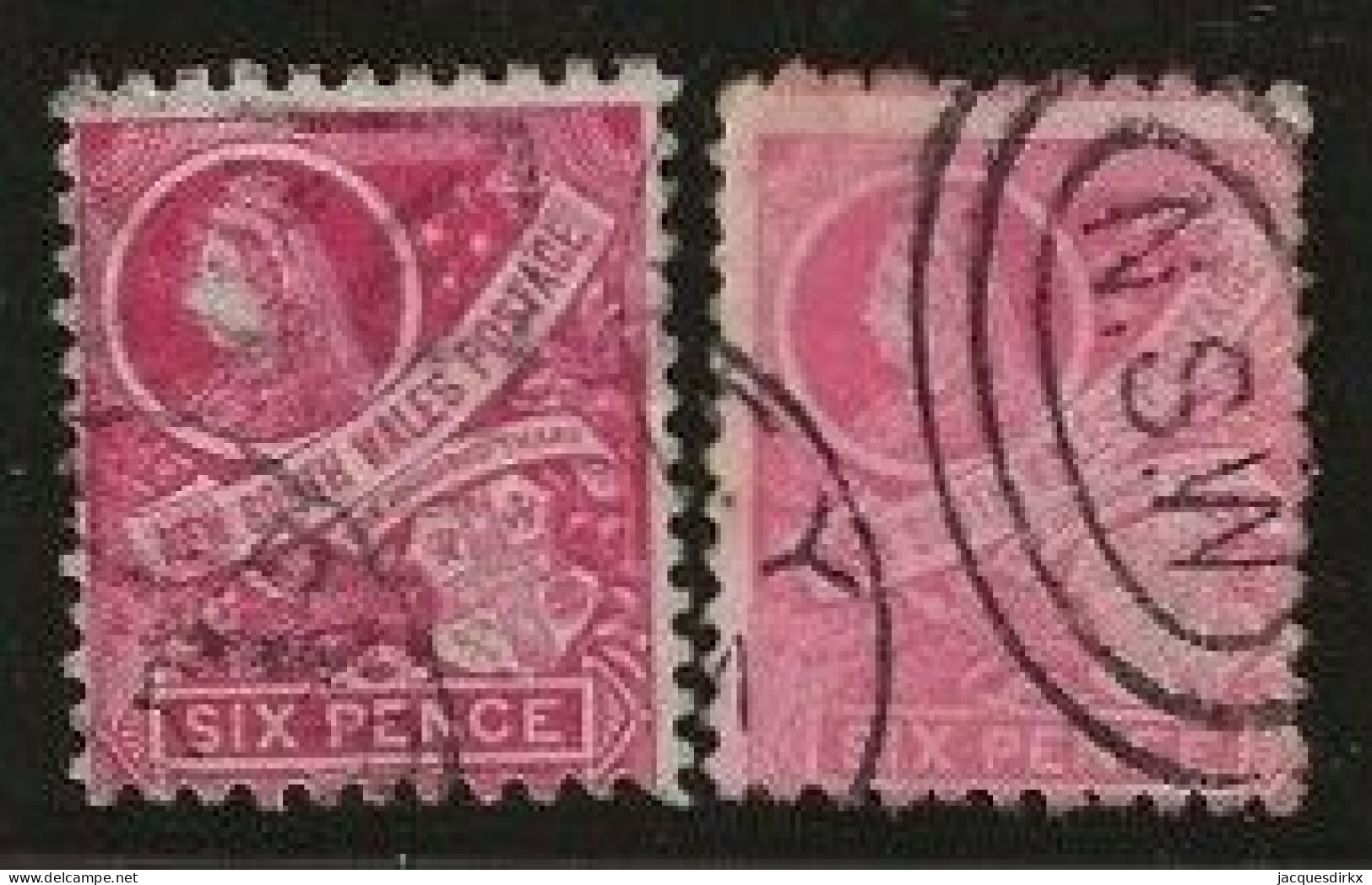 New South Wales      .   SG    .   256  2x      .   O      .     Cancelled - Used Stamps