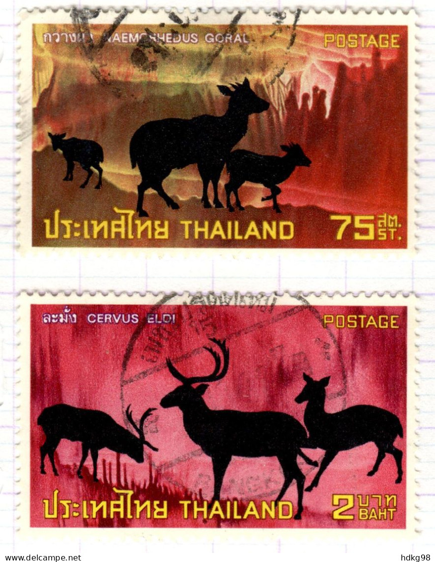 T+ Thailand 1973 Mi 700 703 Säugetiere - Tailandia