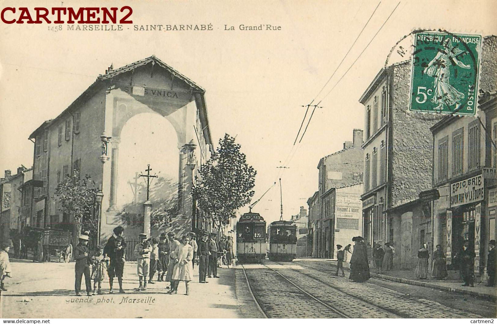 MARSEILLE SAINT-BARNABE LA GRAND'RUE TRAMWAY 13 - Saint Barnabé, Saint Julien, Montolivet