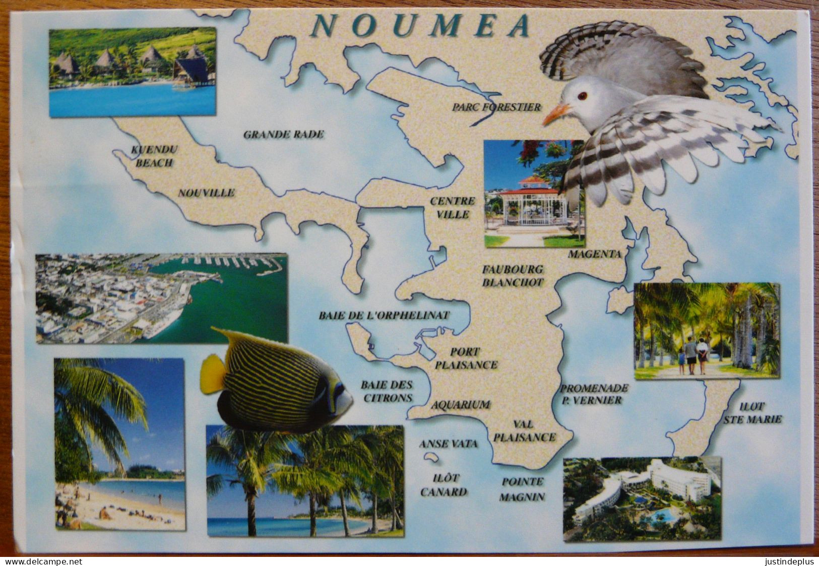NOUMEA CARTE GEOGRAPHIQUE MULTIVUES - Nouvelle Calédonie