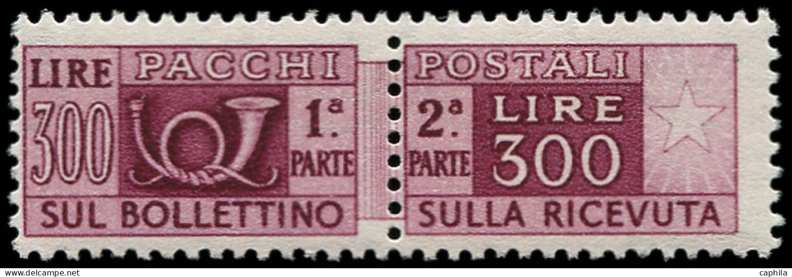 ** ITALIE - Colis Postaux - 65, Centrage Courant (Sas. 79) - Postal Parcels