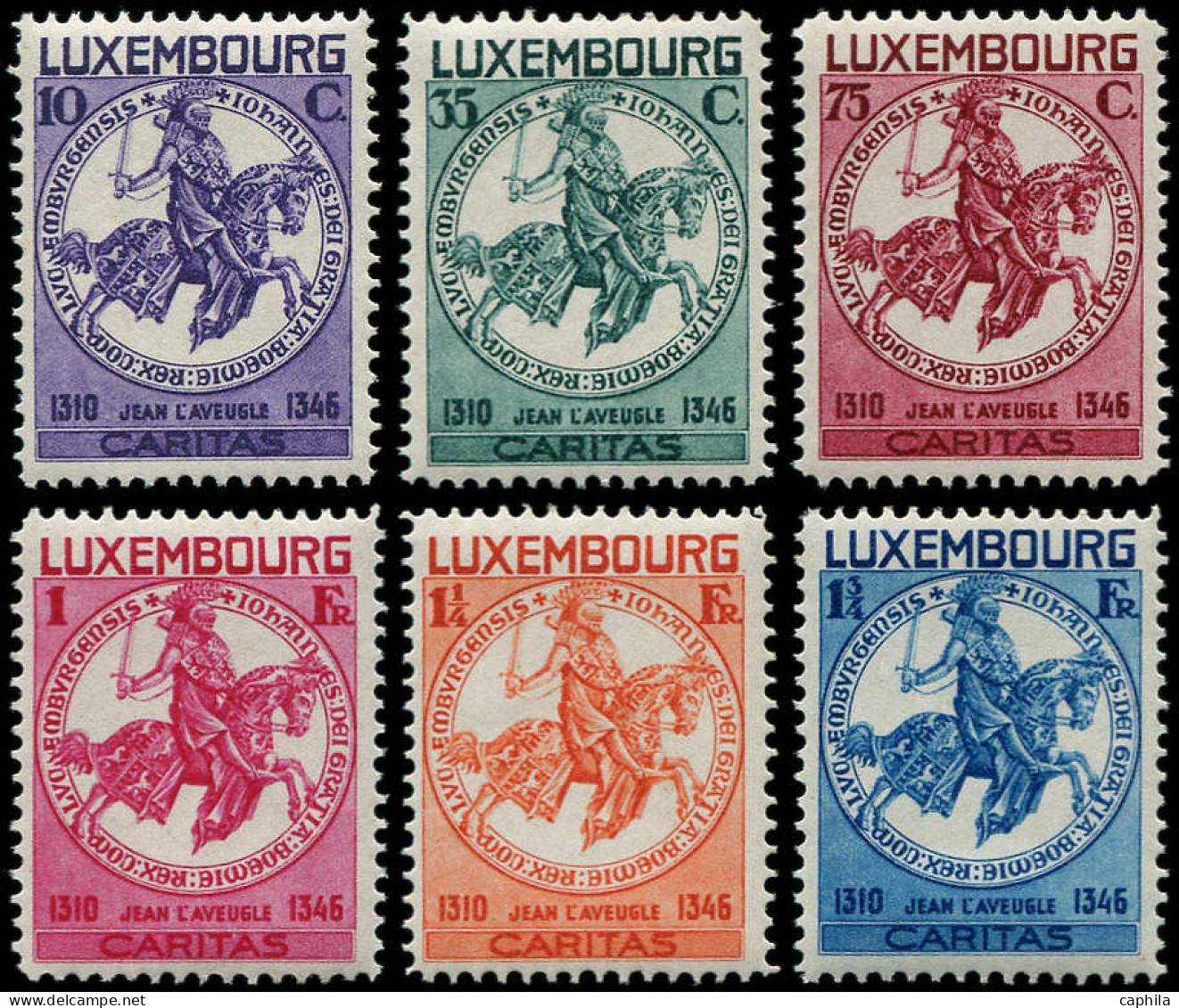 ** LUXEMBOURG - Poste - 252/57, Complet: Cheval - Unused Stamps