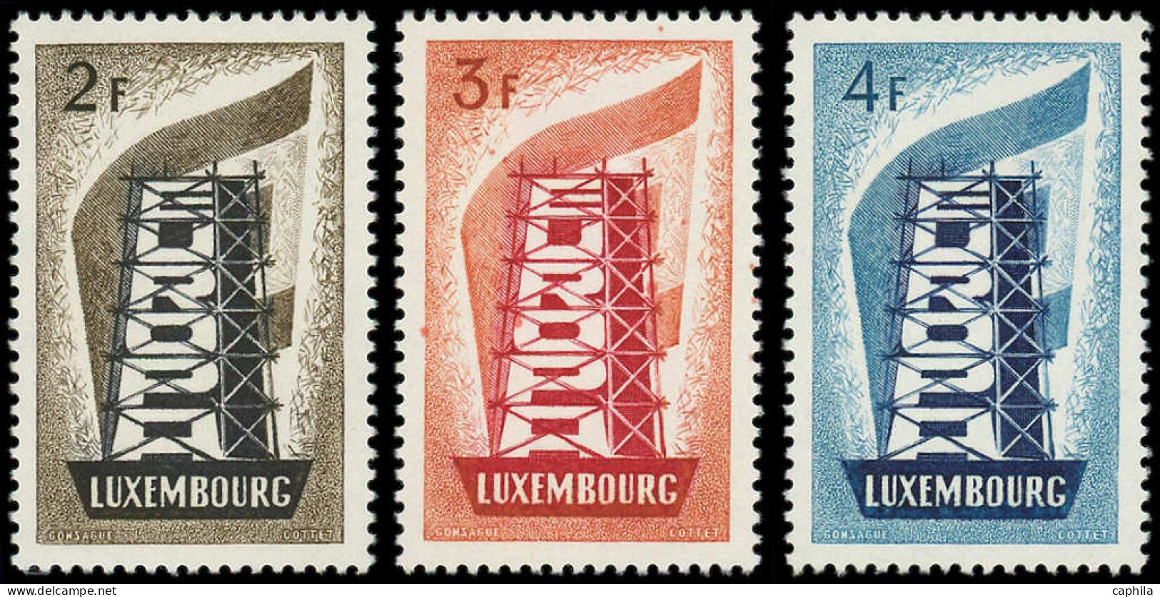 ** LUXEMBOURG - Poste - 514/16, Europa 1956 - Neufs