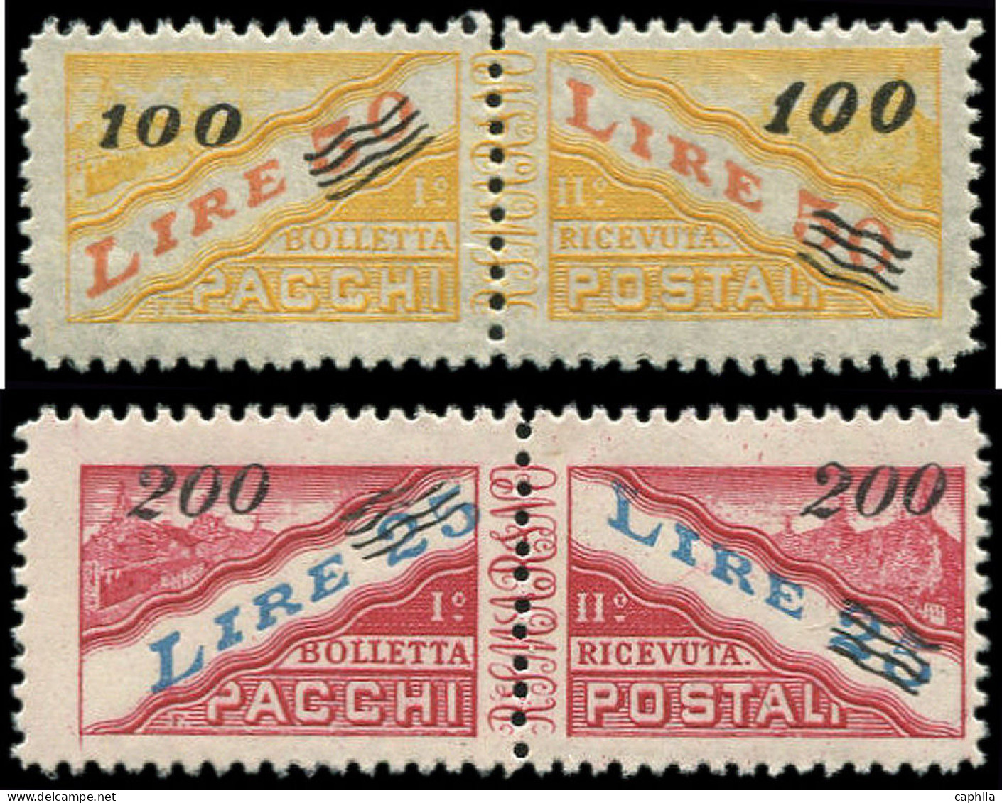 ** SAINT MARIN - Colis Postaux - 33/34, Surchargés - Airmail