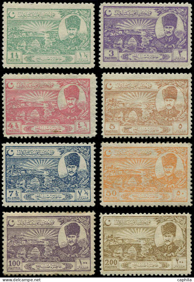 ** TURQUIE - Poste - 687/94, Complet 8 Valeurs (693 Gomme Irrégulière): Traité De Lausanne - Unused Stamps