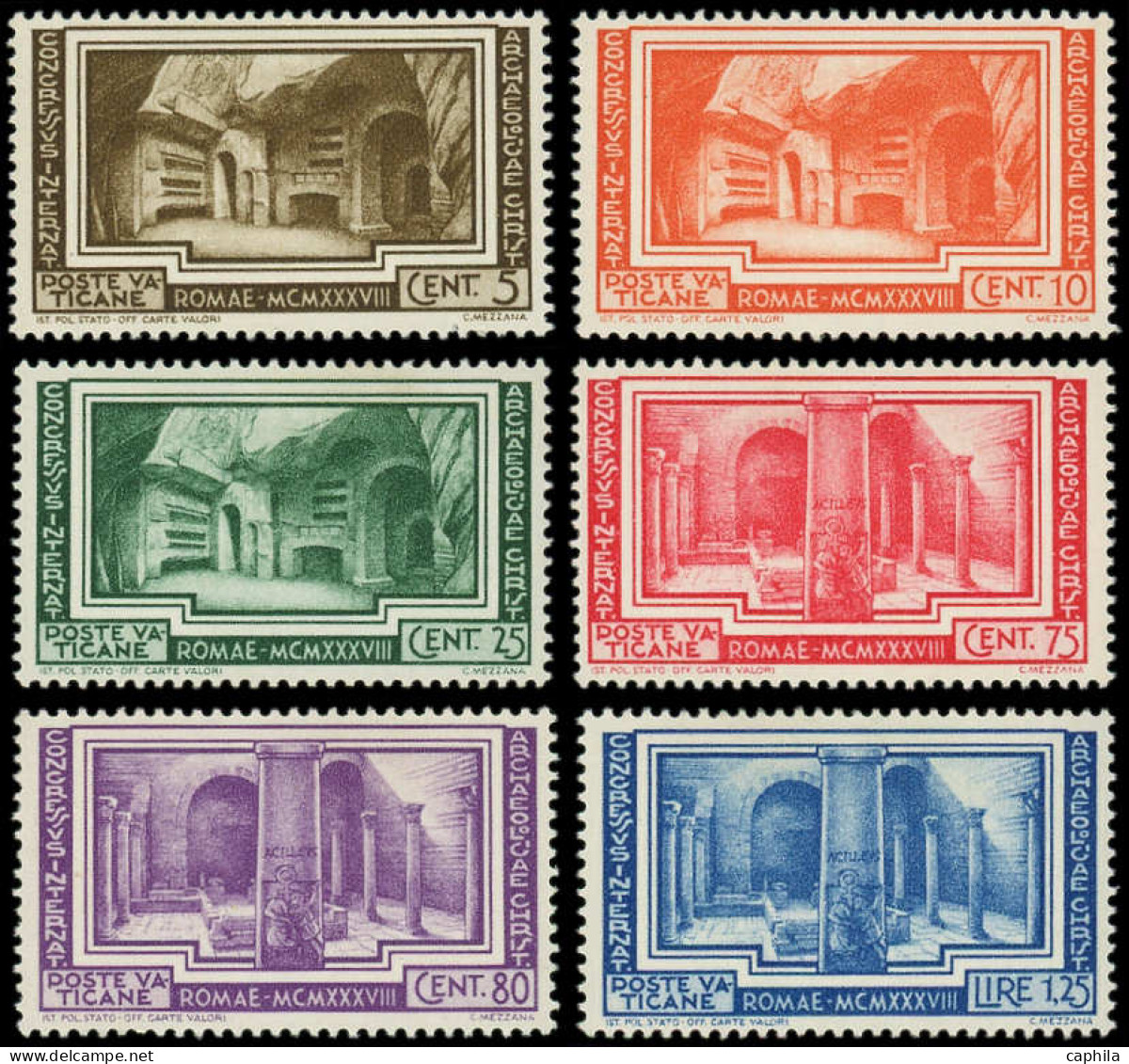 ** VATICAN - Poste - 80/85, Complet 6 Valeurs: Archéologie Chrétienne - Unused Stamps