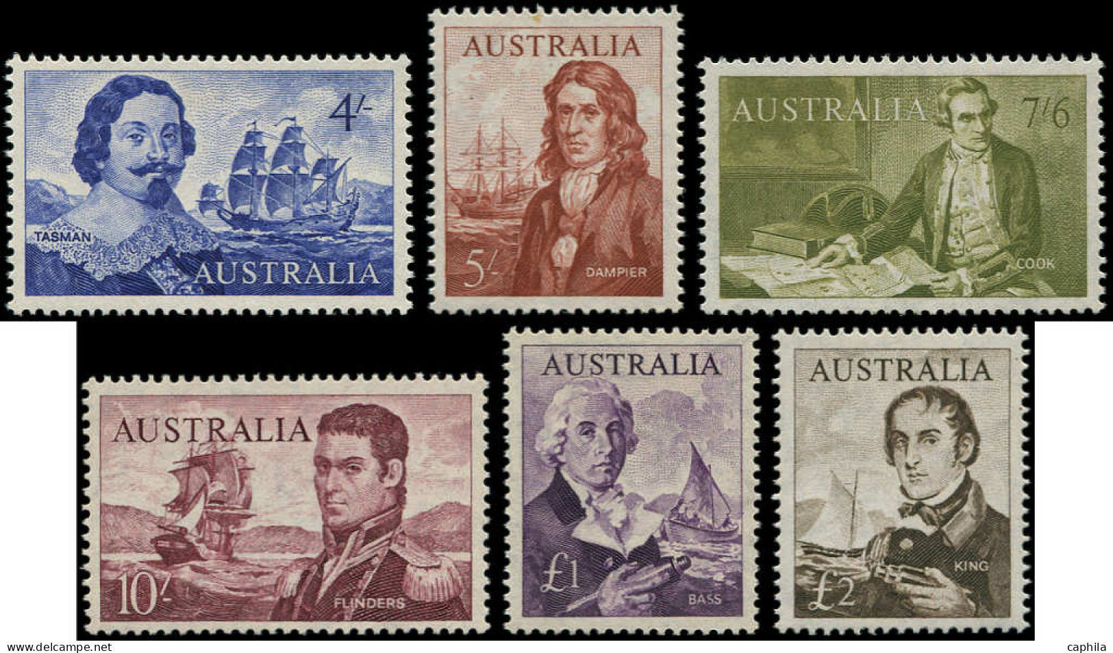 ** AUSTRALIE - Poste - 299/304, Navigateurs - Sonstige & Ohne Zuordnung