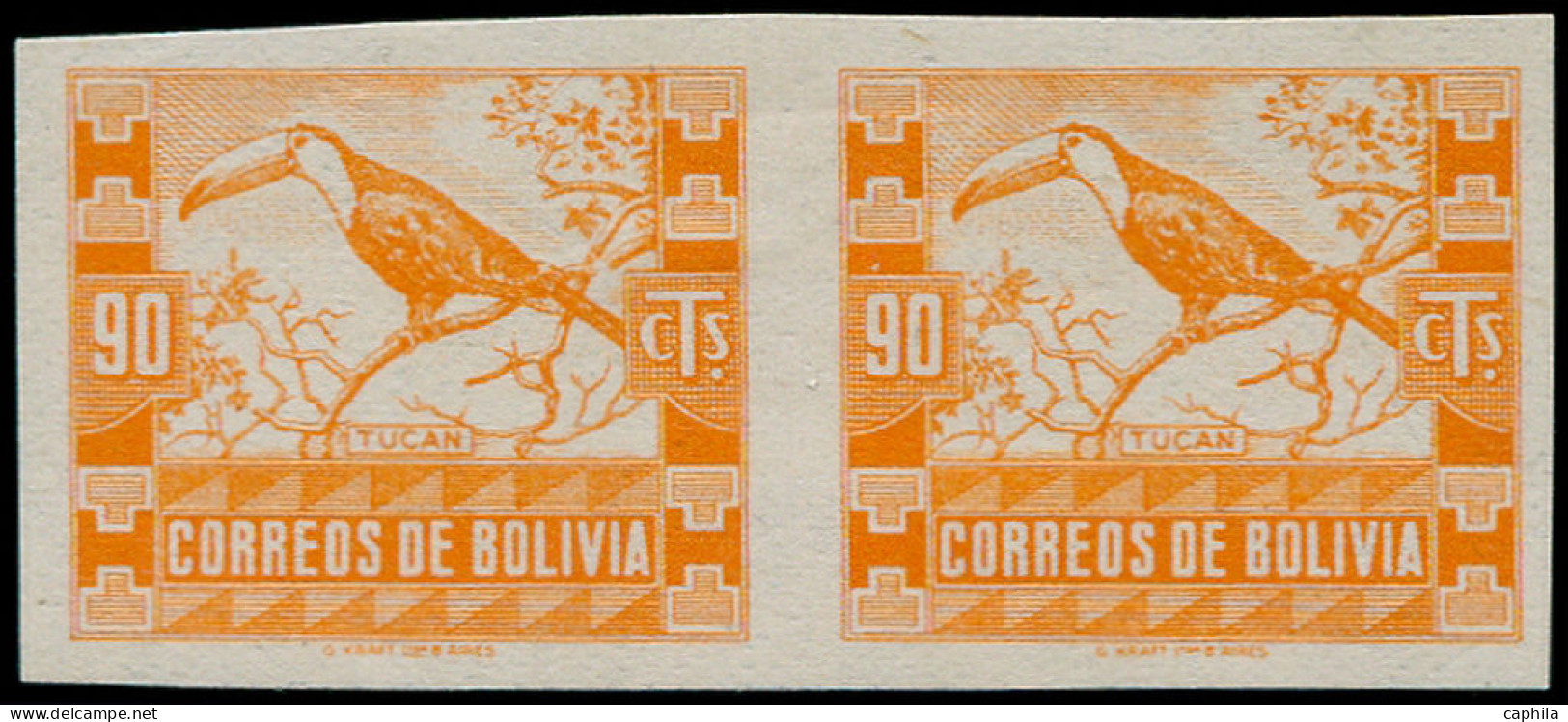 * BOLIVIE - Poste - 234, Paire Non Dentelée: Toucan - Bolivia