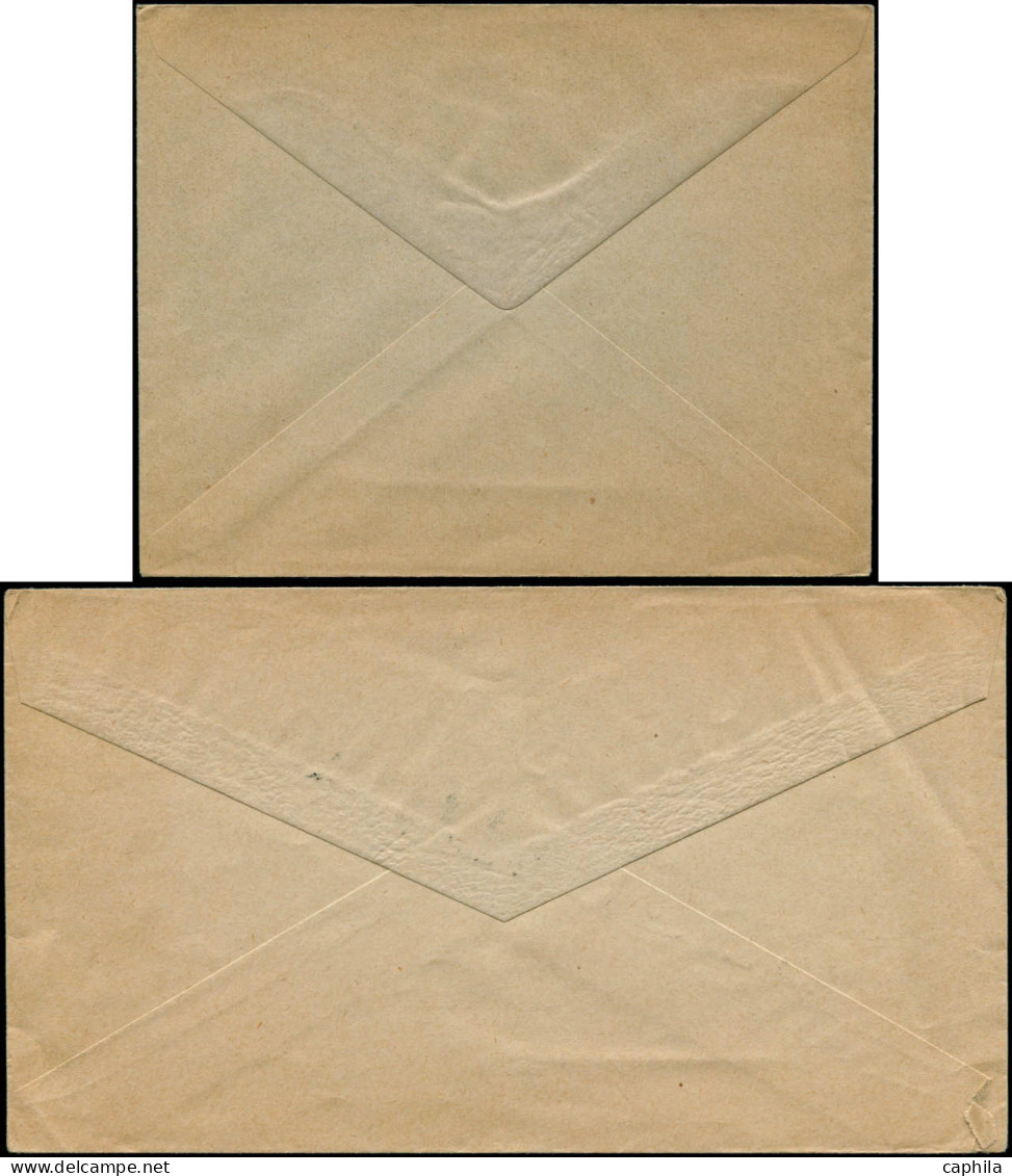 N CAIMANES - Entiers Postaux - 3 Enveloppes Différentes 1p. Rouge (x2), 2.50 Bleu, Dont Une Spécimen (1909) - Cayman (Isole)