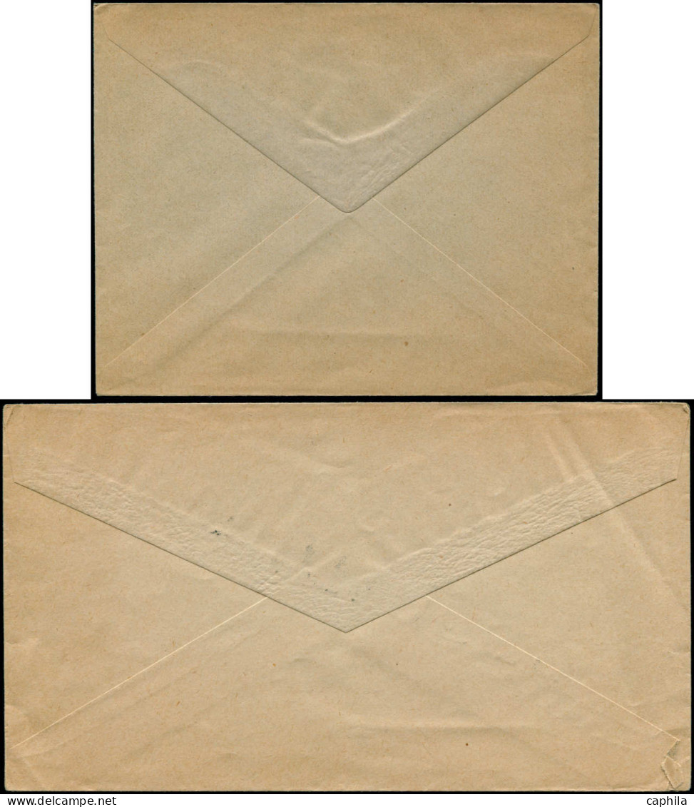 N CAIMANES - Entiers Postaux - 3 Enveloppes Différentes 1p. Rouge (x2), 2.50 Bleu, Dont Une Spécimen (1909) - Iles Caïmans