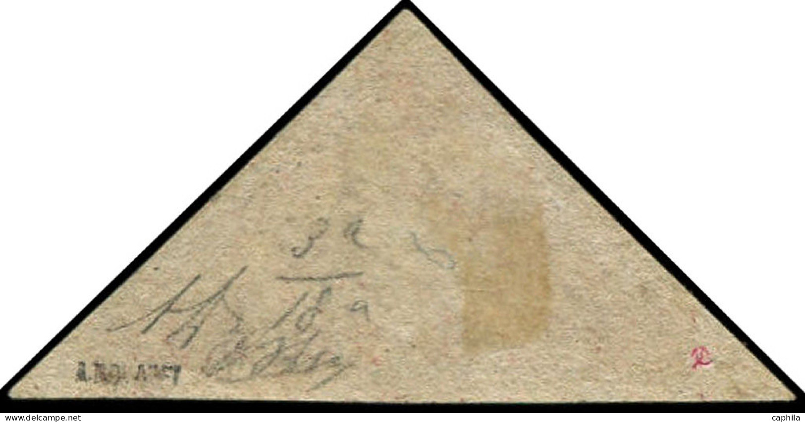(*) CAP DE BONNE ESPERANCE - Poste - 3, Belles Marges, Signé: 1p. Rose-rouge - Kaap De Goede Hoop (1853-1904)