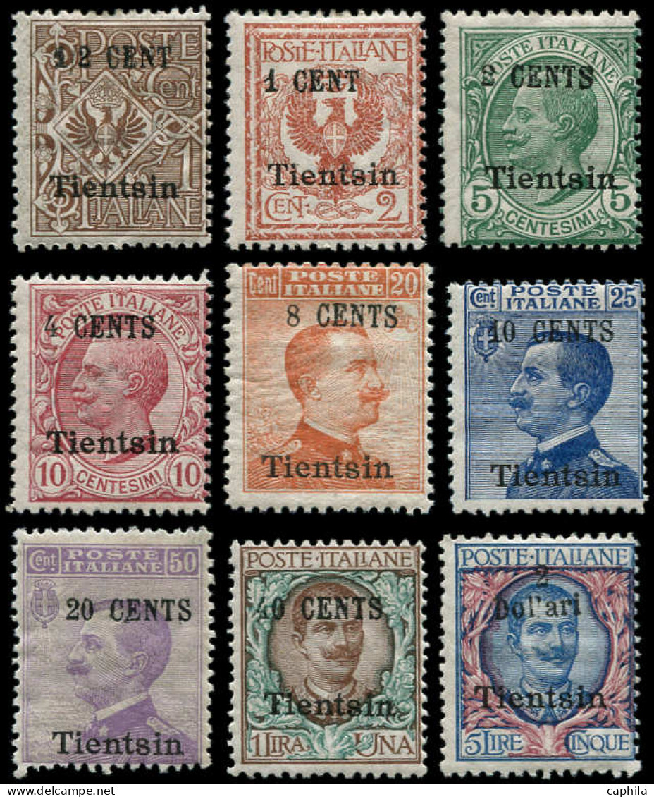 * CHINE B.ITALIENS - Poste - 43/51, Complet (Sas. 15/23) - Pekin