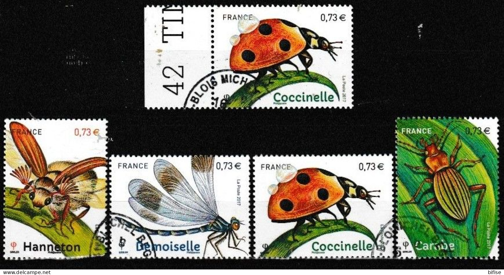 FRANCIA 2017 - YV 5147/50 - Cachet Rond - Used Stamps