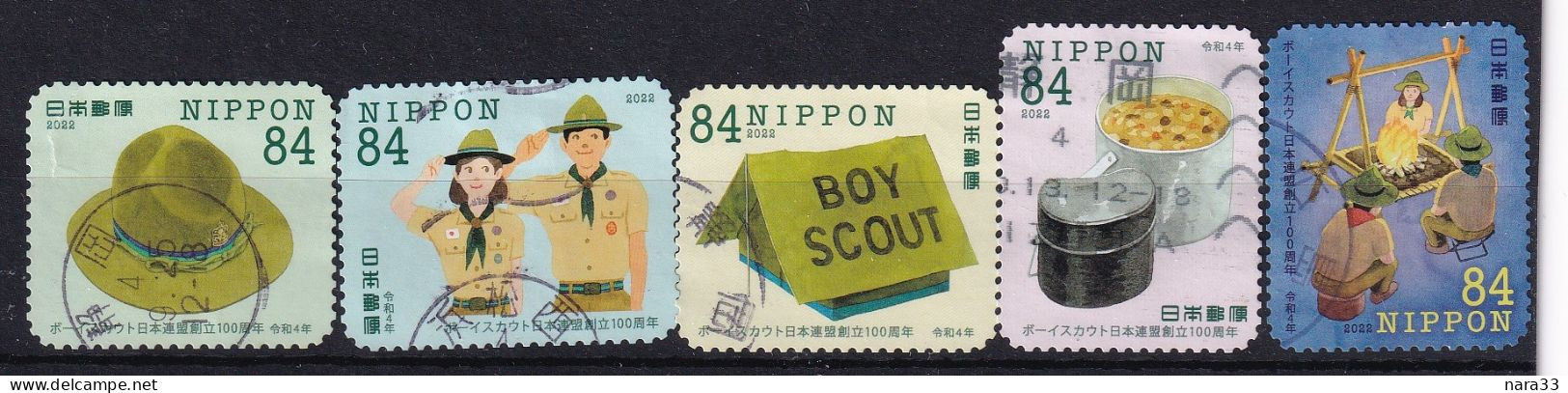 Japan - Centenary Of Scouting In Japan 2022 - Oblitérés