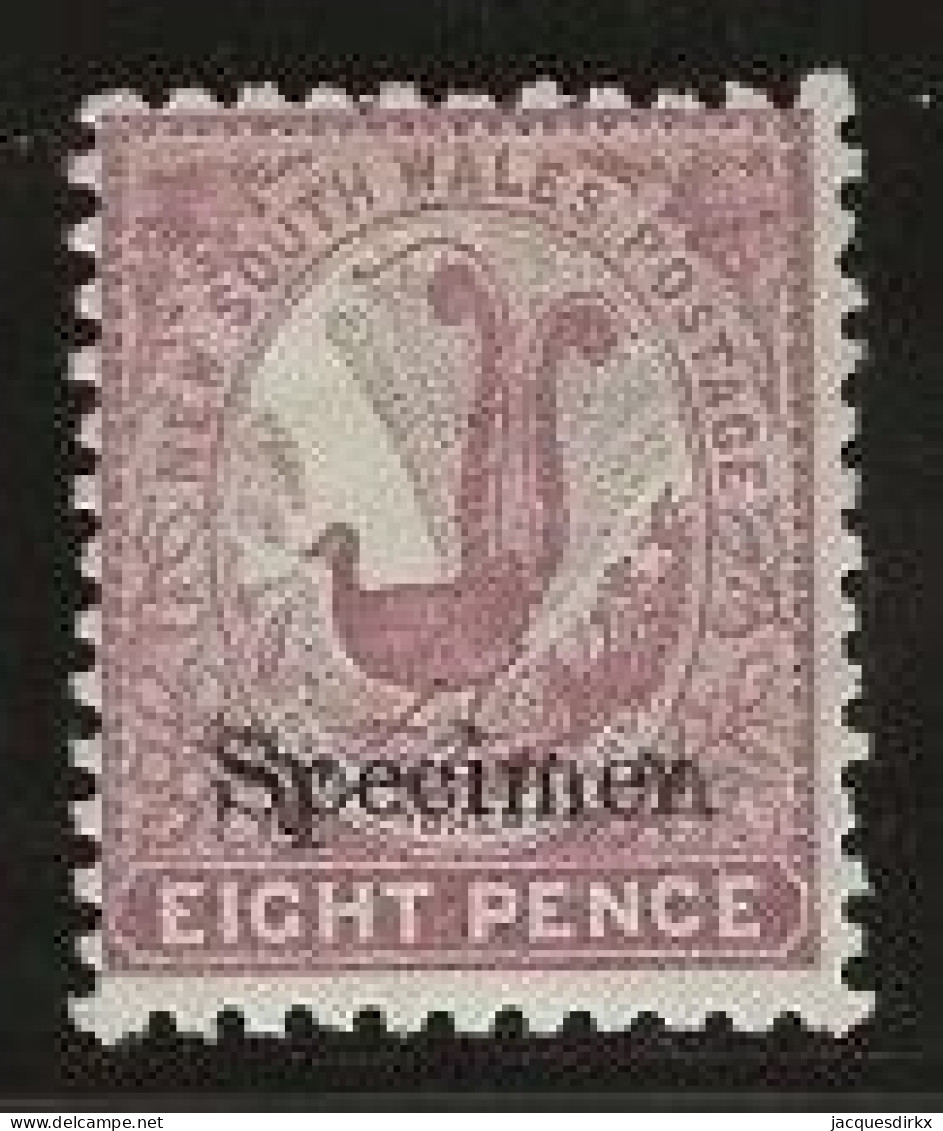 New South Wales      .   SG    .   257  Specimen  (2 Scans)    .   *      .     Mint-hinged - Mint Stamps