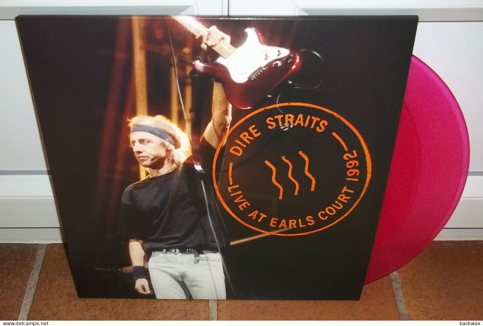 RARE DIRE STRAITS Live Earls Court 1992 Double LP Couleur Magenta Edition Limitée 200 Ex - Rock