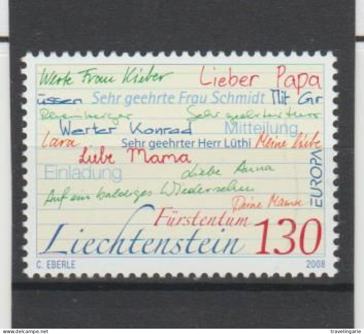 Liechtenstein 2008 Europa Cept - Letter Writing ** MNH - 2008