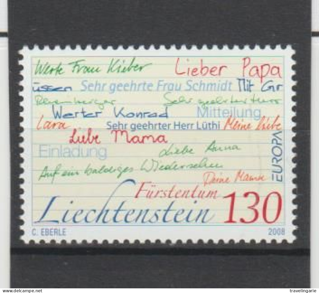 Liechtenstein 2008 Europa Cept - Letter Writing ** MNH - Neufs