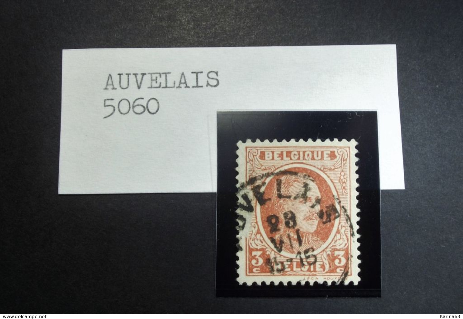 Belgie - Belgique 1922 - Houyoux - OPB/COB  N° 1192  - 3 C  - Obl. - AUVELAIS - 1922-1927 Houyoux