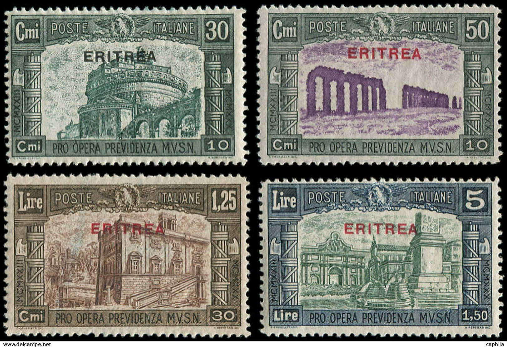 ** ERYTHREE - Poste - 162/165, Complet (Sas. 170/73) - Eritrea