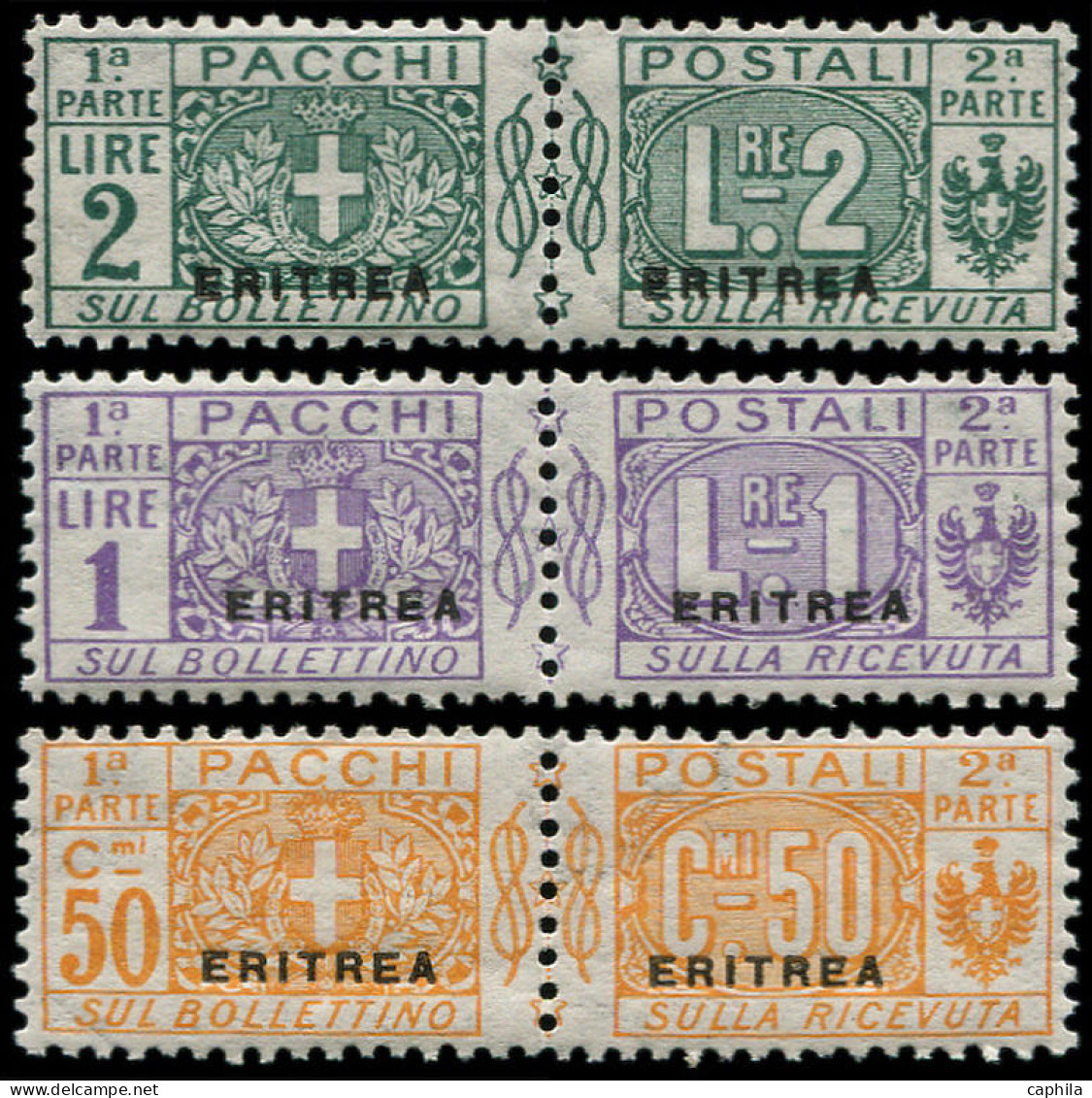 ** ERYTHREE - Colis Postaux - 4/6 (Sas. 4/6) - Eritrea