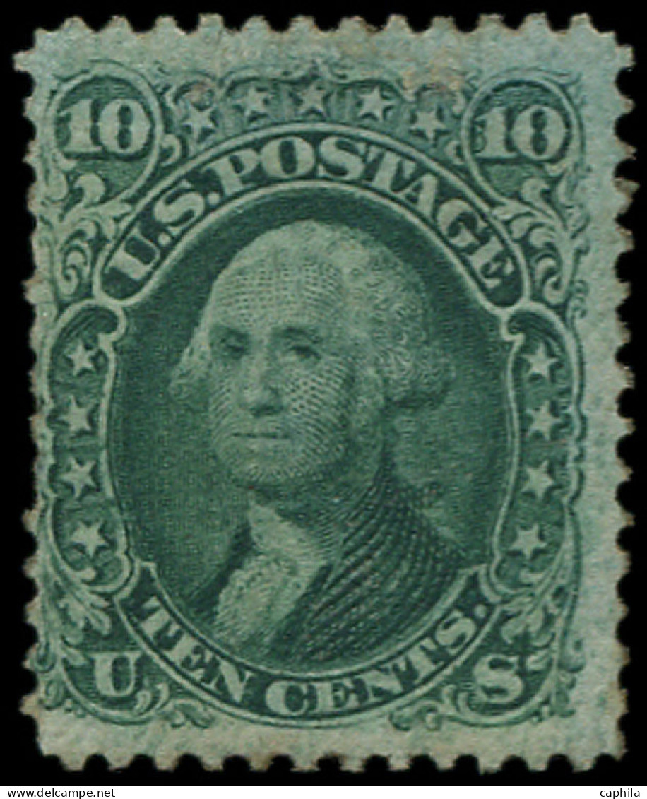 * ETATS UNIS - Poste - 22, Gomme Moyenne: 10c. Vert George Washington - Autres & Non Classés