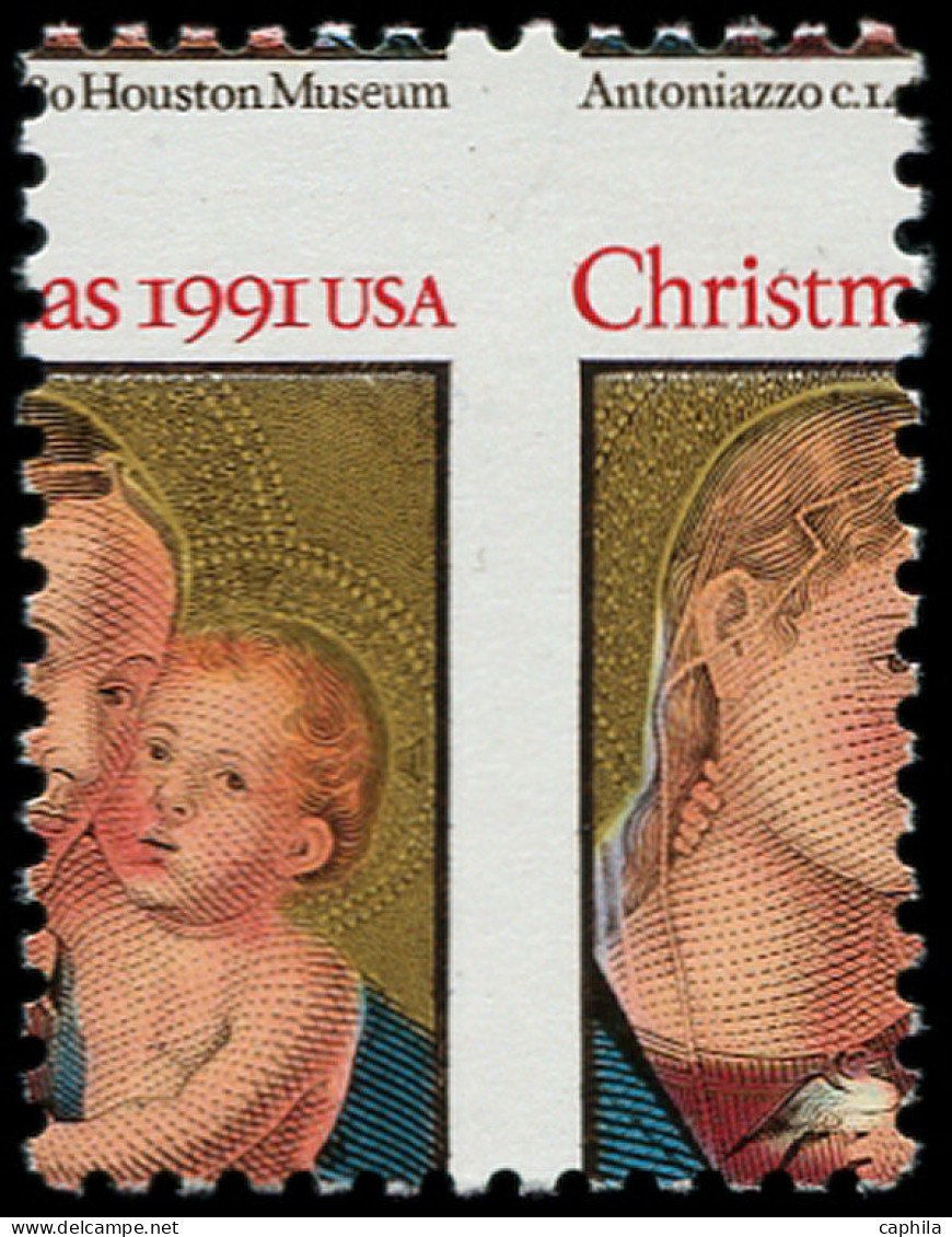 ** ETATS UNIS - Poste - 1993, Piquage En Croix: Noël, Vierge Et L'enfant - Autres & Non Classés