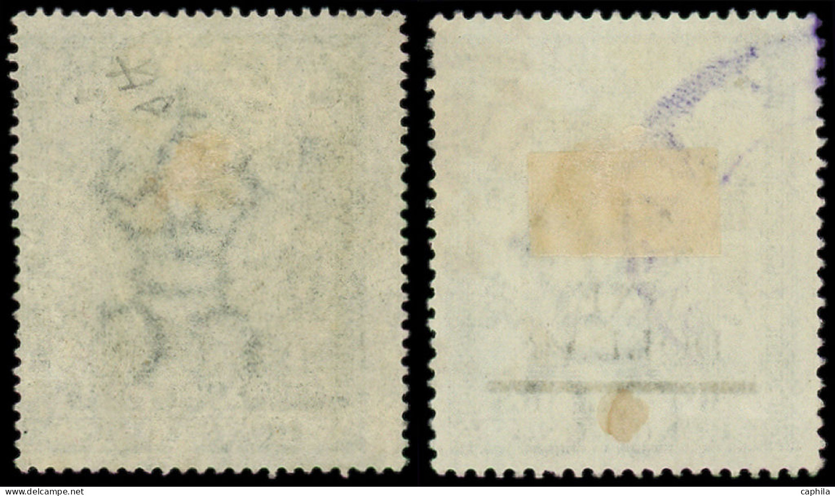 O HONG KONG - Fiscaux Postaux - 8/9 Avec Surcharge Chinoises: Olive Et Vert Clair - Timbres Fiscaux-postaux