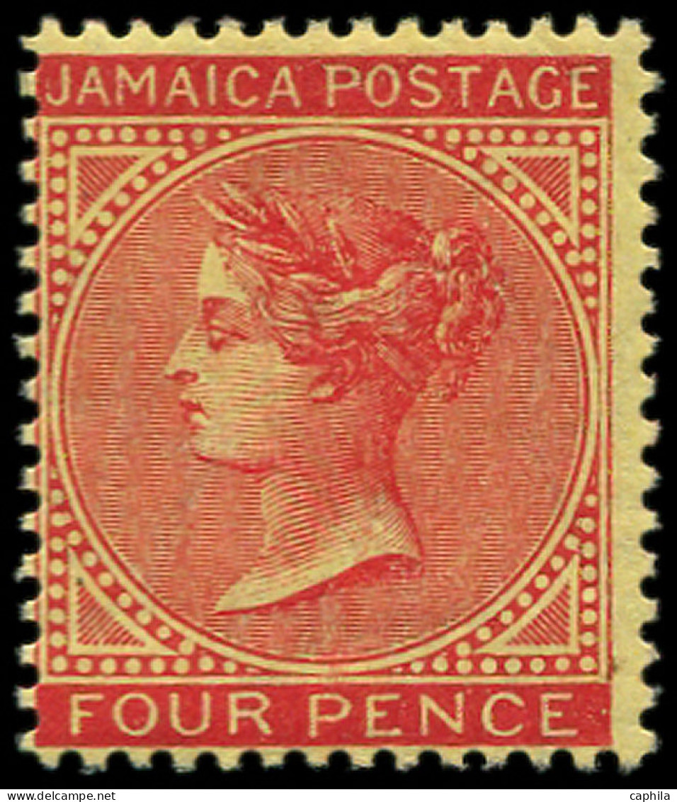 * JAMAIQUE - Poste - 4, Très Frais: 4p. Brun-orange - Jamaica (...-1961)