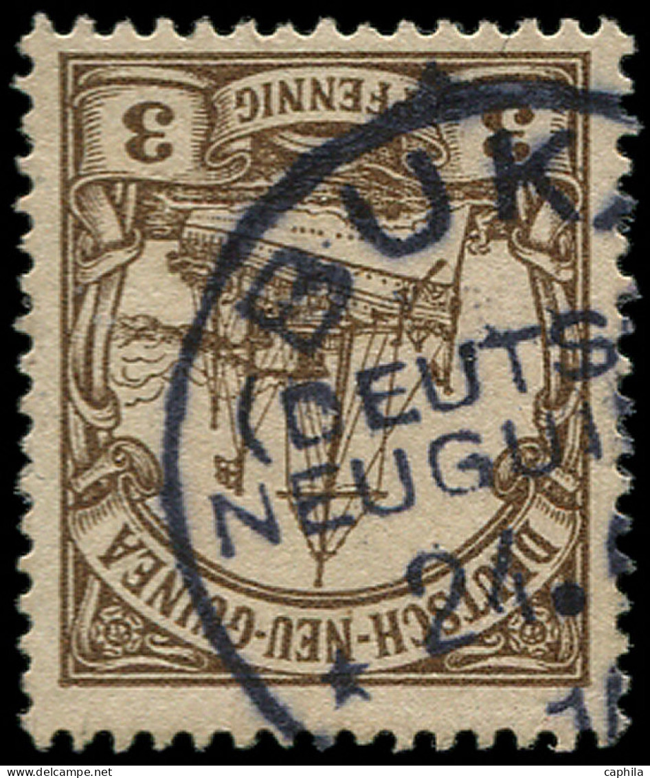 O NELLE GUINEE ALL. - Poste - 7, Obl "Buka", Signé Bothe (DKS: + 5000 €) - RRR - - German New Guinea