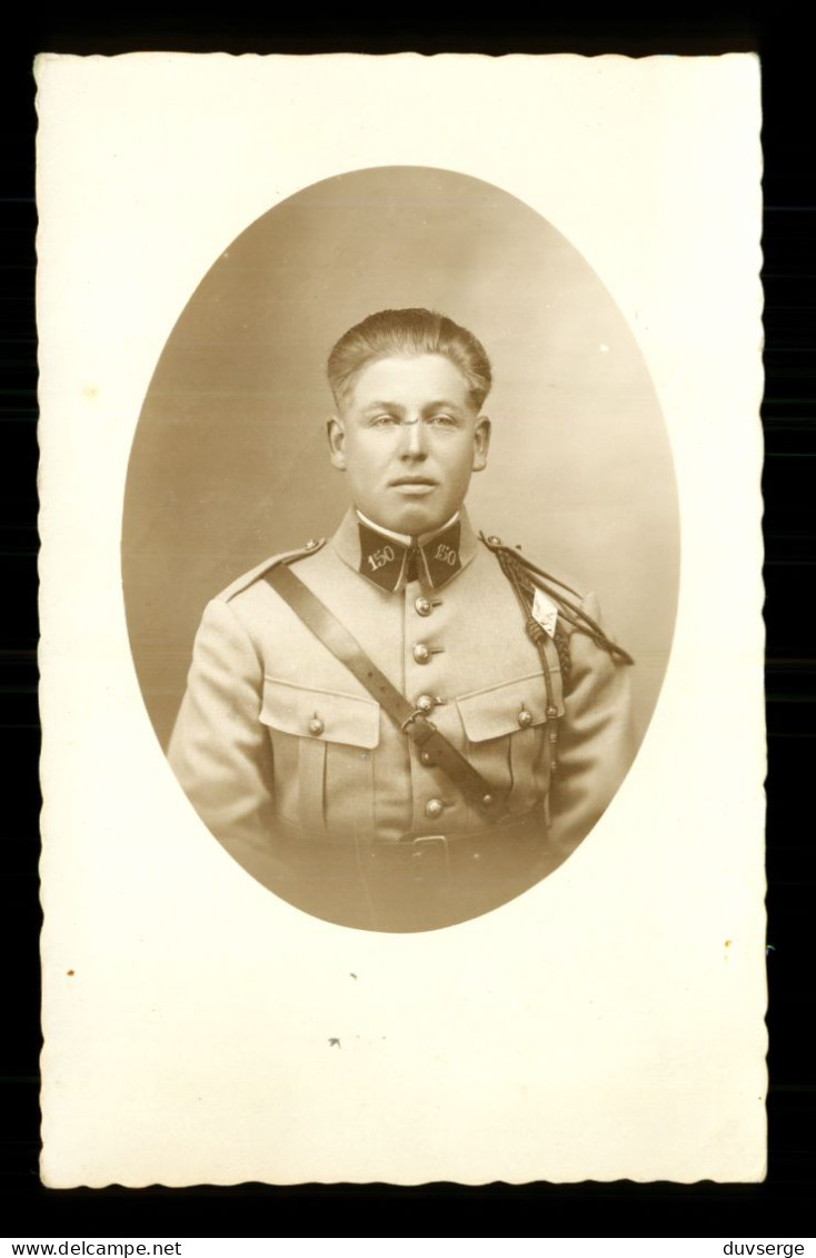 Carte Photo Miltaire Soldat Du 150eme Regiment D' Infanterie Photographie Girardot Verdun ( Format 9cm X 14cm ) - Régiments