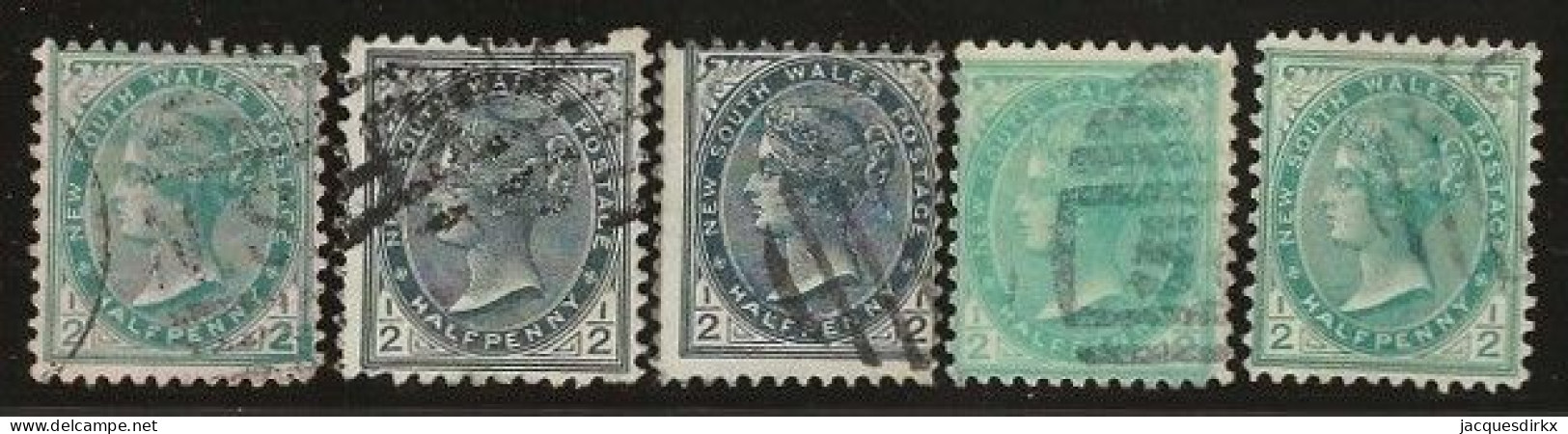New South Wales      .   SG    .   271/273      .   O      .     Cancelled - Used Stamps