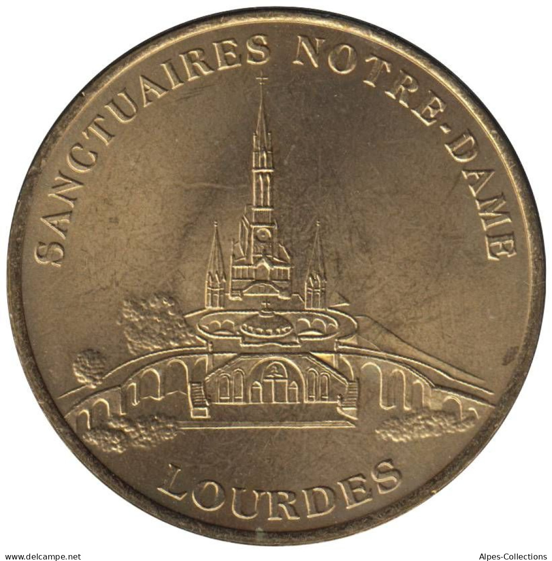 65-0207 - JETON TOURISTIQUE MDP - Lourdes - Sanctuaires - Avec Différent - ND.5 - Non-datés