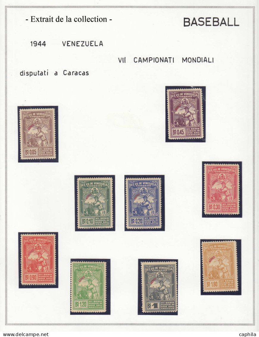 N/O Baseball & Cricket - Lots & Collections - Importante Collection De Base-ball, Timbres Et Lettres Du Monde Entier (ra - Basketball