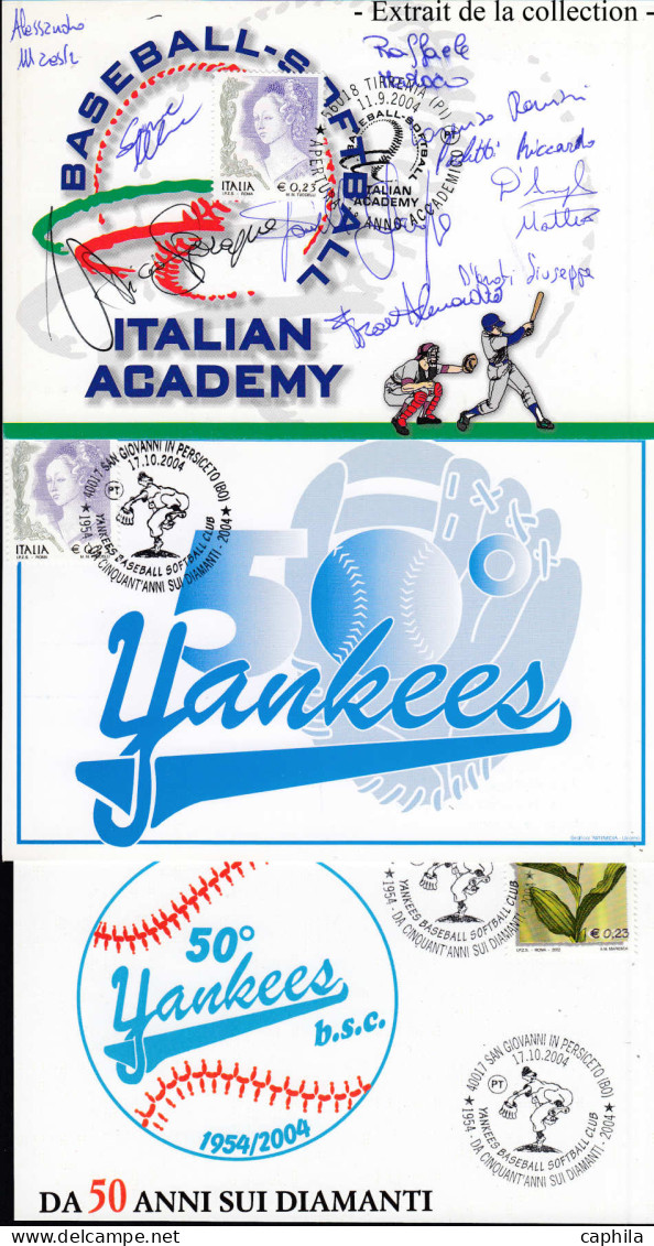 N/O Baseball & Cricket - Lots & Collections - Importante collection de base-ball, timbres et lettres du monde entier (ra