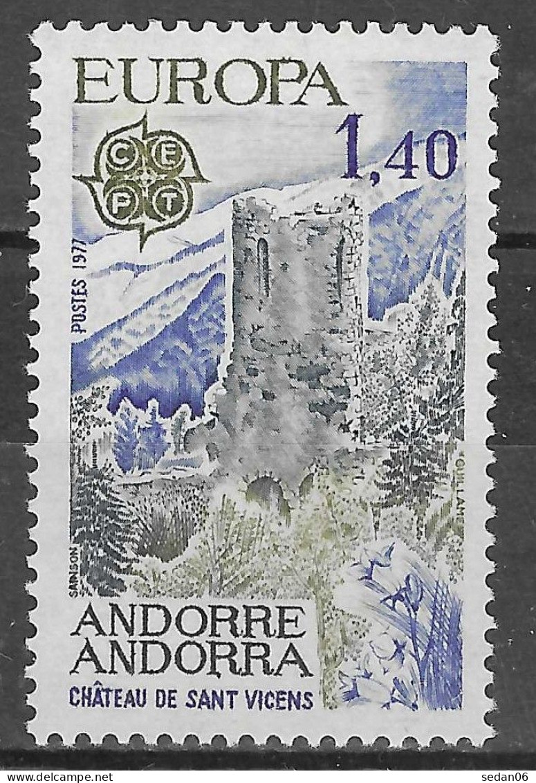 ANDORRE FRANCAIS N°262** - Cote 13.00 € - Unused Stamps