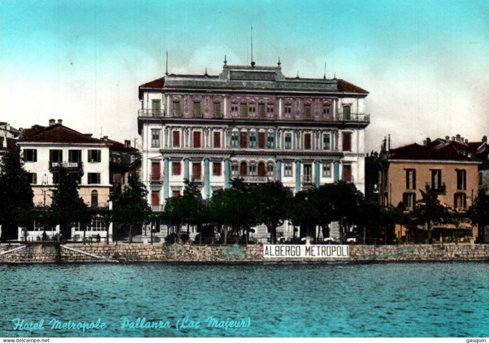 CPSM - PALLANZA - Hôtel "METROPOLE" - Edition Reggiori - Verbania