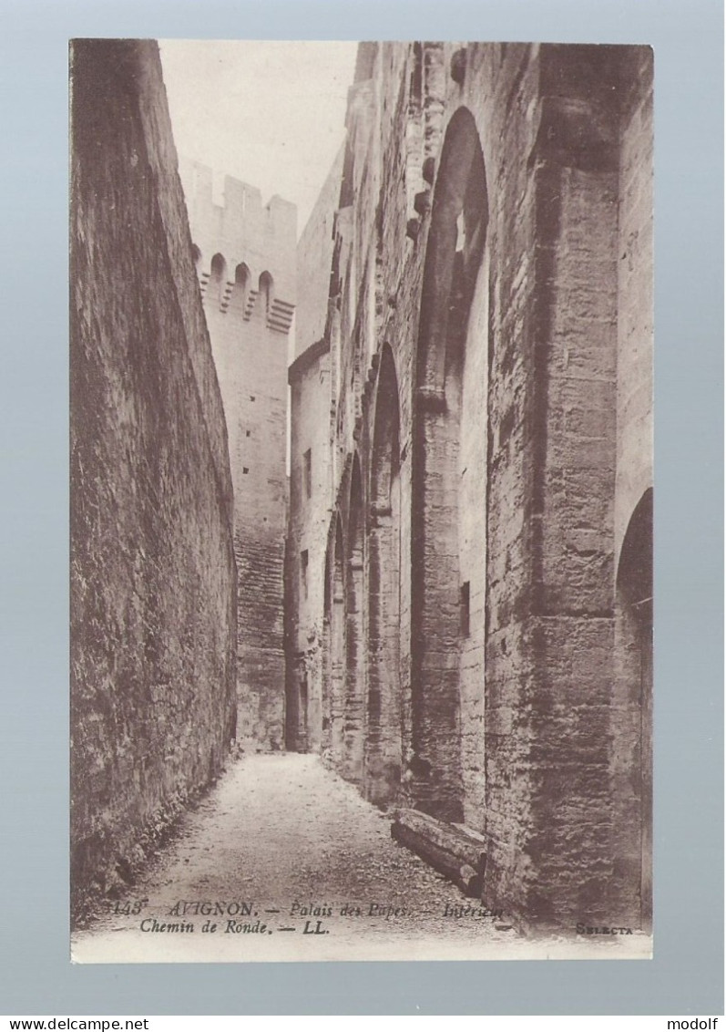 CPA - 84 - Avignon - Palais Des Papes - Intérieur - Chemin De Ronde - Non Circulée - Avignon (Palais & Pont)