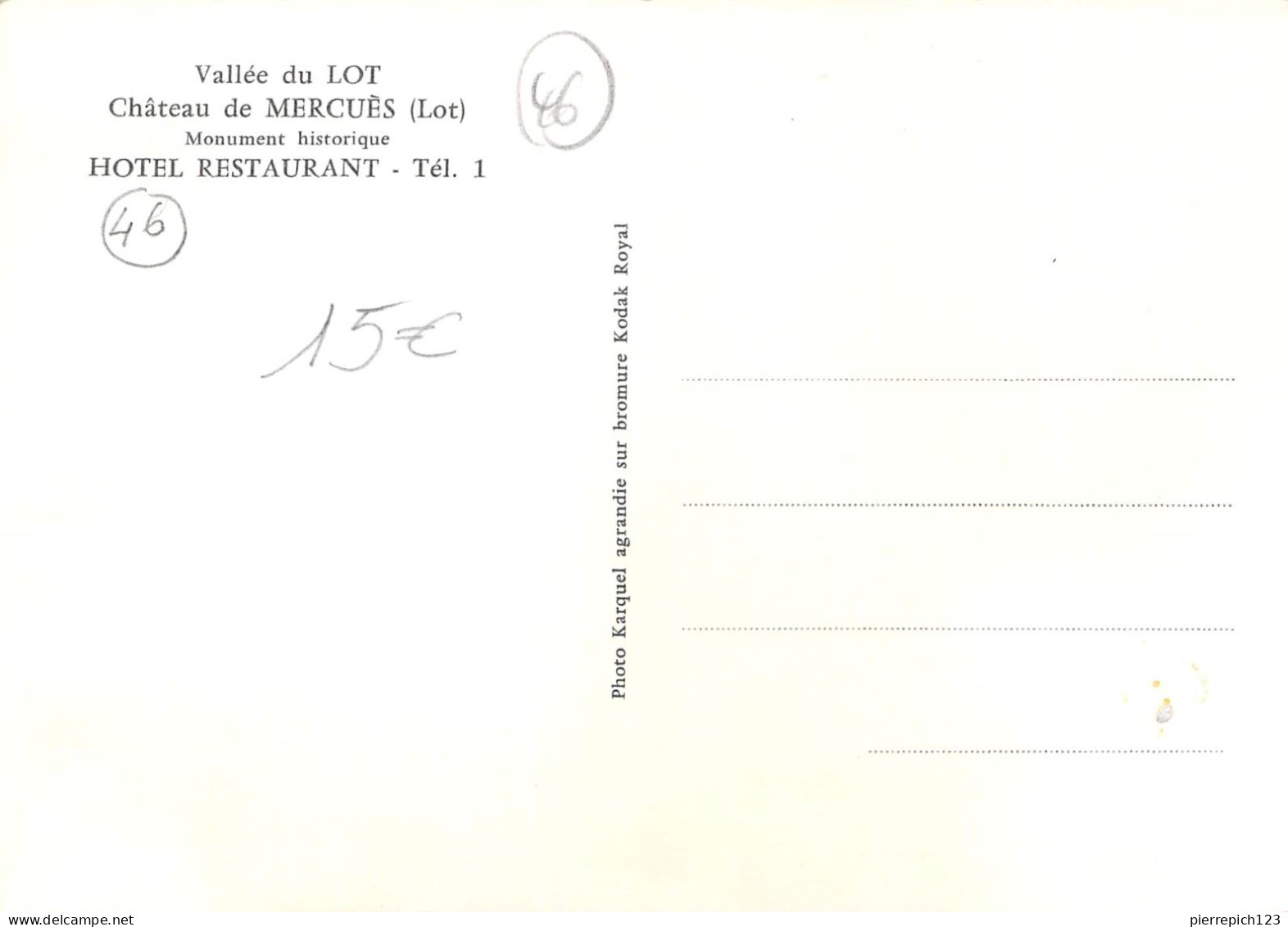 46 - Mercuès - Château - Hôtel Restaurant - Chambre - Other & Unclassified