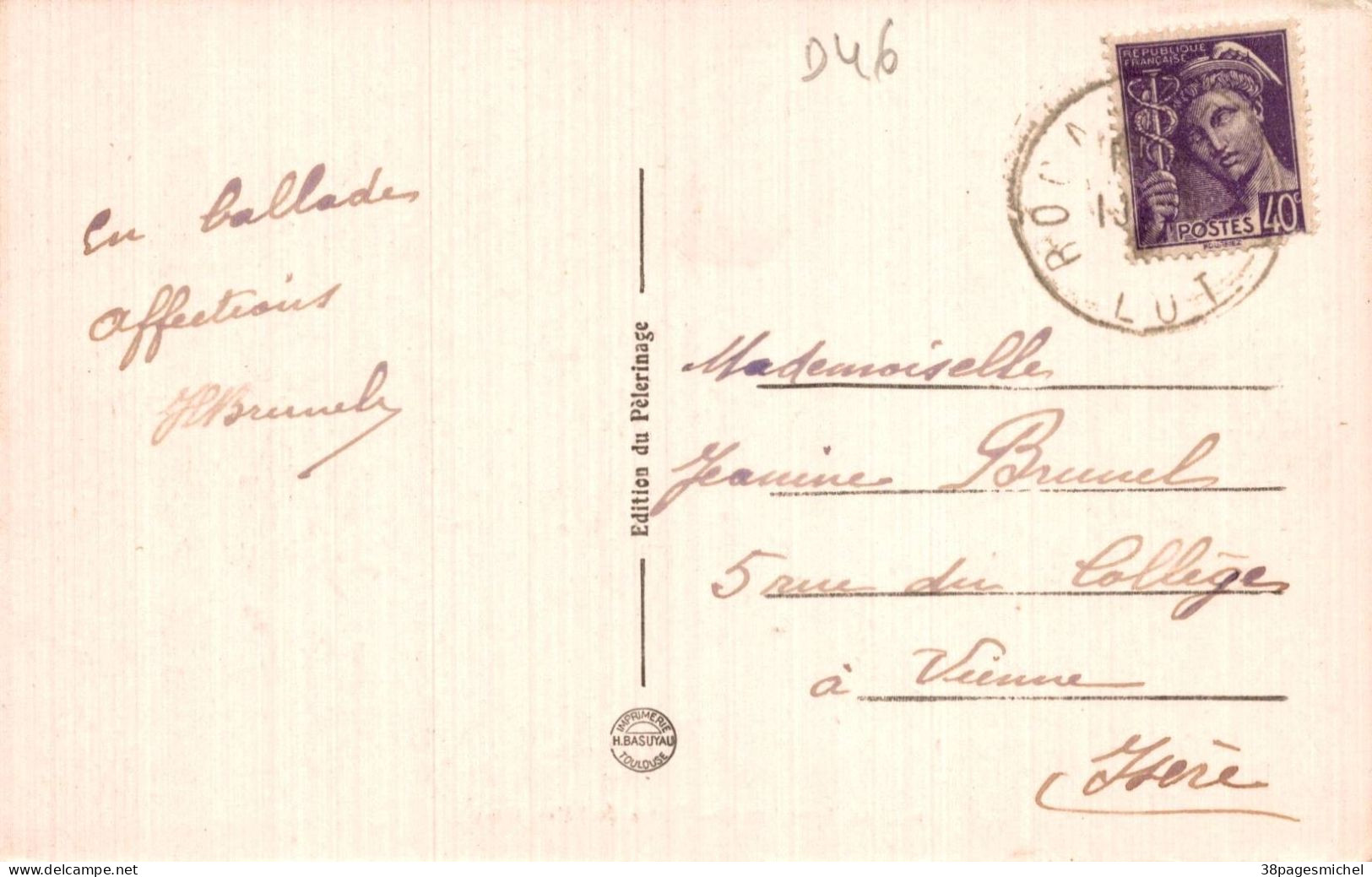 K1905 - ROCAMADOUR - D46 - Lot de 4 Cartes Postales
