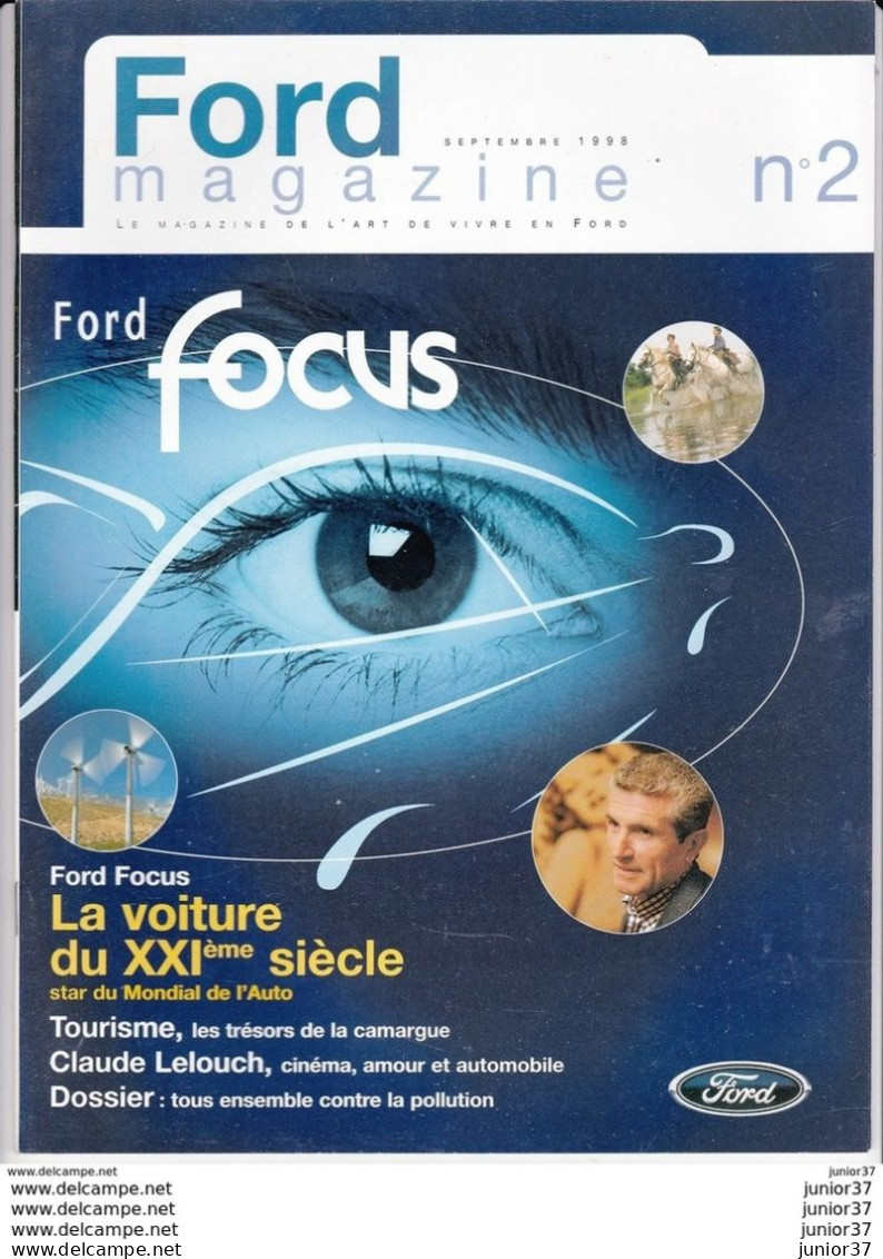 Magazine Ford N° 2 De 1998 KA, Focus, Essai Cougar, - Publicités